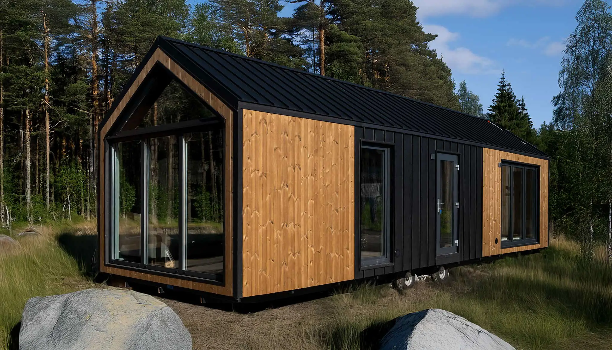 Casa Sobre Rodas com Dois Quartos Separados, Quanto custa uma tiny house em Portugal?