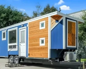 Casa móvel sobre Rodas T1 | Tiny House sobre Rodas com Reboque – Mini Casa para Camping com 2 Metros de Altura | Aproveite Até 50% de Desconto