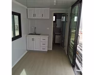 Casa móvel sobre rodas para parque de campismo em reboque – ideal para campismo e viagens