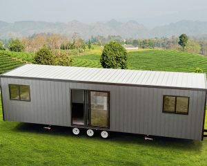 Casa sobre Rodas com 2 Quartos e Reboque Incluído | Mini Casa Móvel sobre Rodas para Camping | Até 50% de Desconto Hoje