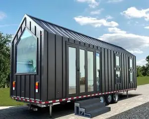 Microcasa sobre Rodas Queensland 2524T em Reboque | Casa sobre Rodas / Tiny House sobre Rodas para Camping | Até 50% de Desconto – Perfeita para Parque de Campismo